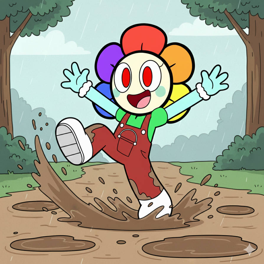 Mud Rivals Avatar Dananail splashing in mud puddles by AustinSG2006 on DeviantArt