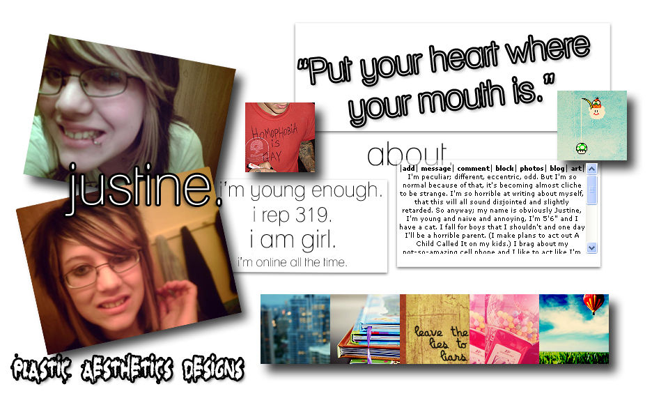 Myspace Layout V. 4 by plastic-aesthetics on DeviantArt