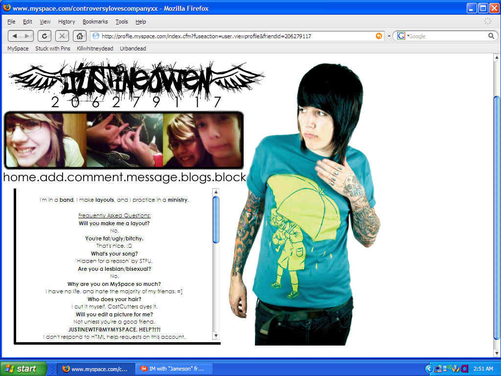 MySpace Layout 1 by plastic-aesthetics on DeviantArt