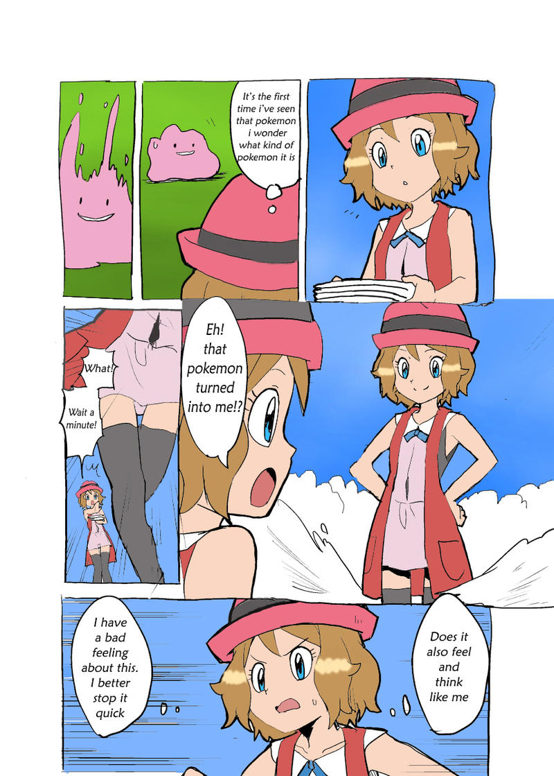 Serena meets Ditto page 1(translated and coloured)