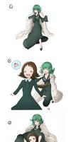 Tatsumaki + Mashiro (Coloured)