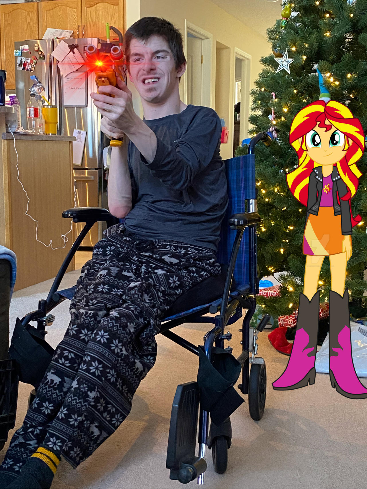me and sunset shimmer saving christmas by blueclueandothershow on me and sunset shimmer saving christmas by blueclueandothershow on