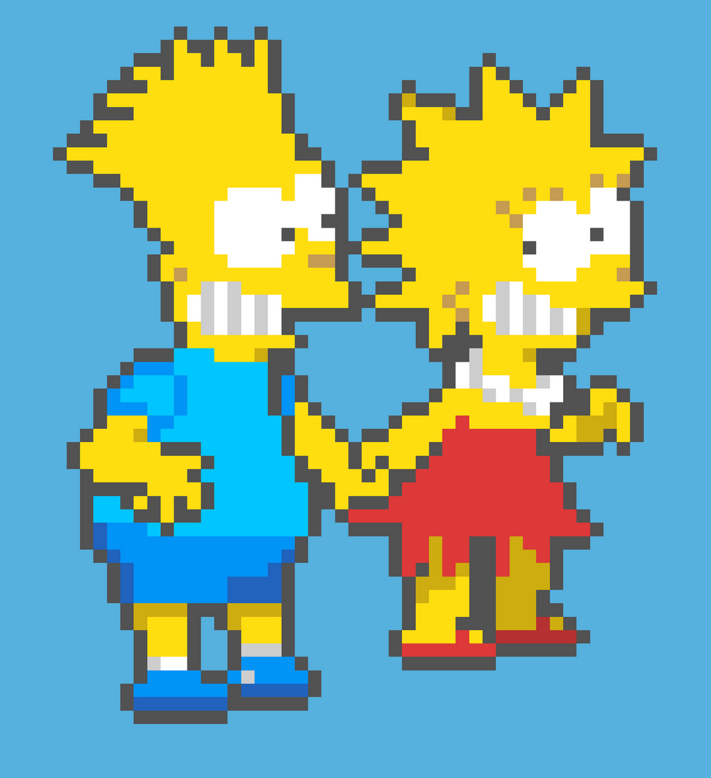 Bart and Lisa arcade