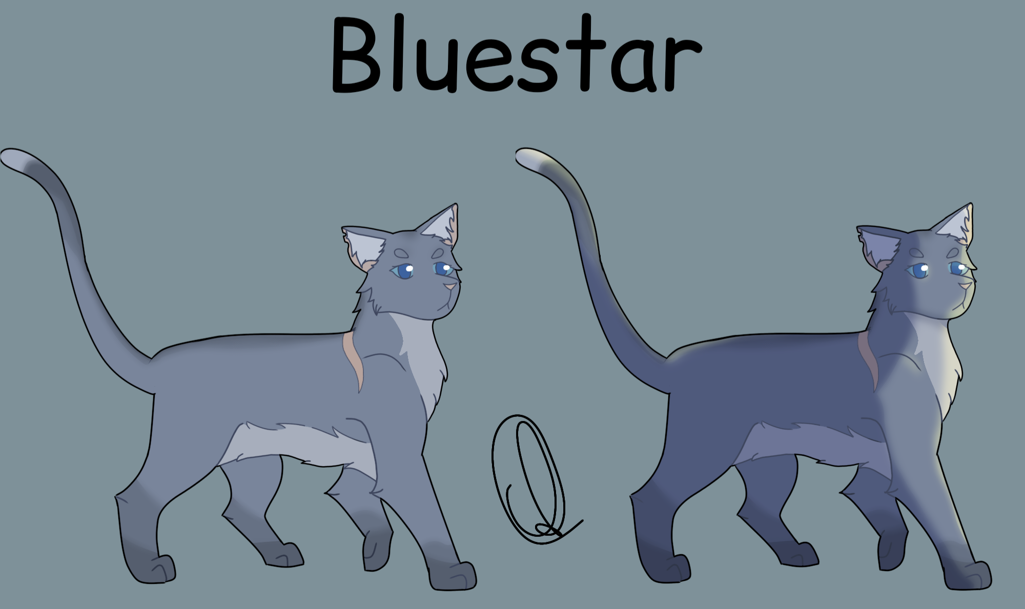 Bluestar - Warrior Cats by SnexMy on DeviantArt