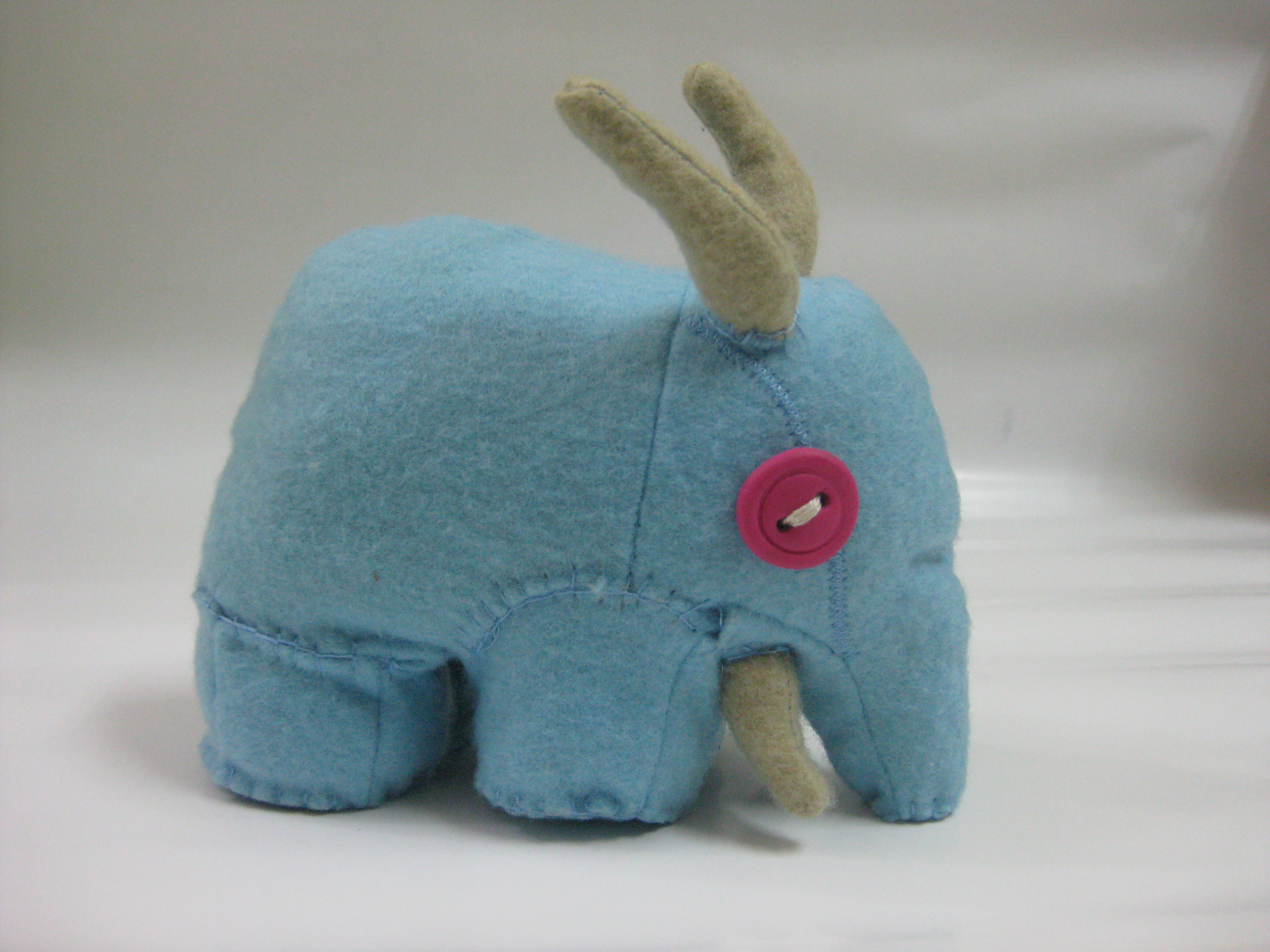 Sniffles, the real-life Elekk Plushie