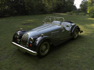 Morgan 4 SportsCar - Black and LightSteelBlue