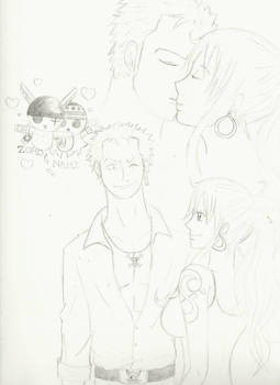 Zoro x Nami Valentines Day 2012