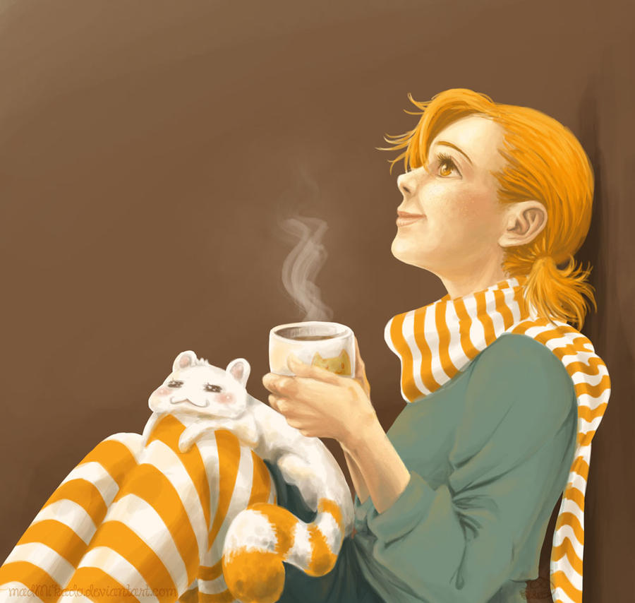 Chocolat chaud by Pinceau-Arc-en-Ciel
