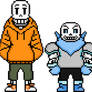 Updated Underswap Sans and Papyrus