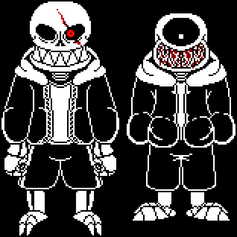 Sans Battle Sprites by flambeworm370 on DeviantArt