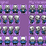 Custom Sans overworld sprites.