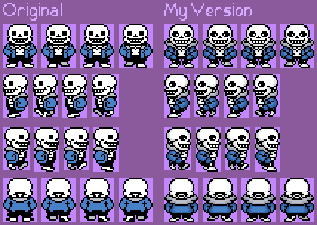 overworld sans sprites i made : r/Undertale