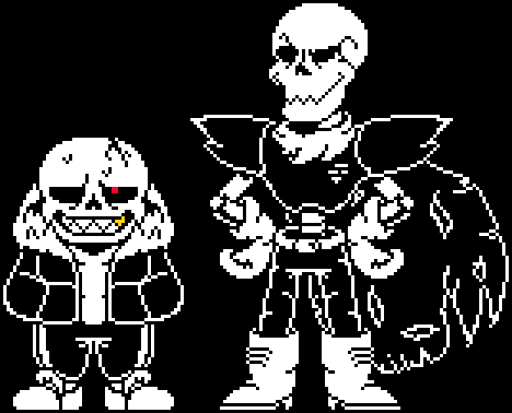 Pixilart - Underfell Sans Battle Sprite Animation by Storms-Games