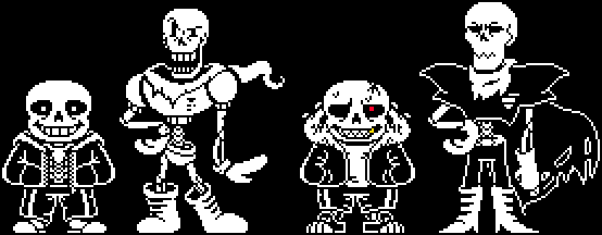 Sans and papyrus Dialogue heads by flambeworm370 on DeviantArt