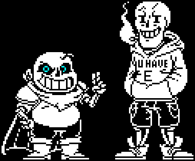 Undertale Sans battle sprite sheet by flambeworm370 on DeviantArt