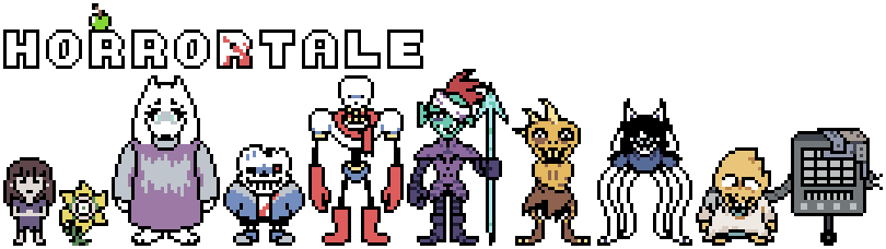 A rough preview of Horrortale!Sans sprites by Beethovenus on DeviantArt