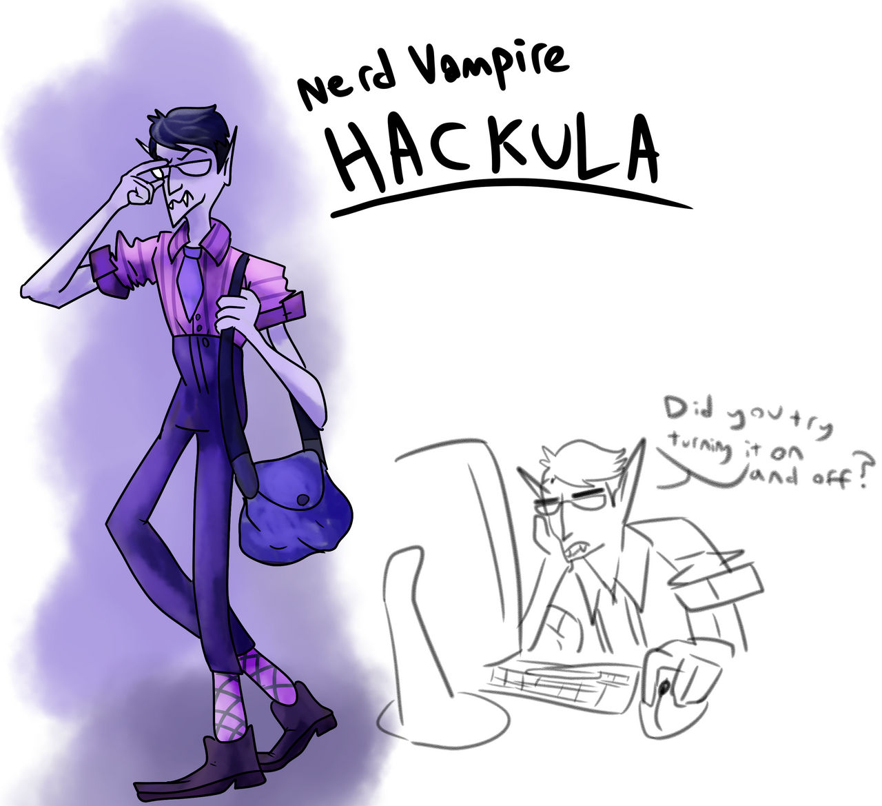 Hackula Png Character Design Practice: Hackula by jaycielantern on DeviantArt