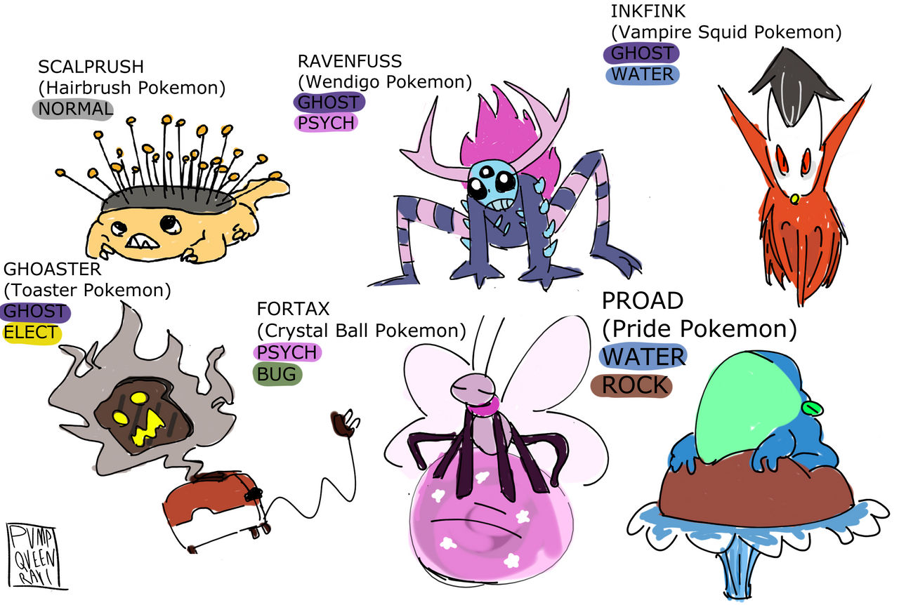 Fakemon Set 1 by jaycielantern on DeviantArt