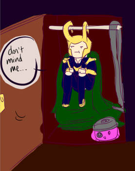 Loki In The Cupboard
