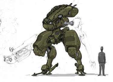 Dieselpunk Mecha