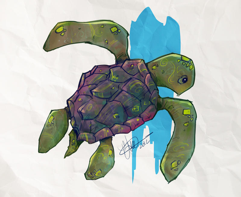 Deviantart Softshell Turtle sea turtle by thailur on DeviantArt