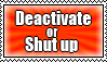 Deactivation Stamp