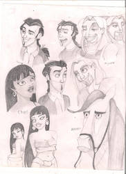 Road to El Dorado sketch dump