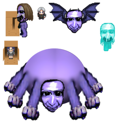 Ao Oni] Haunting Oni Sprites Reference by fnafeditstop on DeviantArt