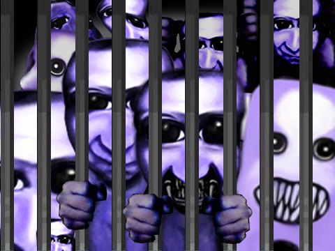 Ao Oni] Caged Onis Ver 2.0 by fnafeditstop on DeviantArt