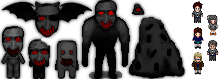 Ao Oni] Haunting Oni Sprites Reference by fnafeditstop on DeviantArt