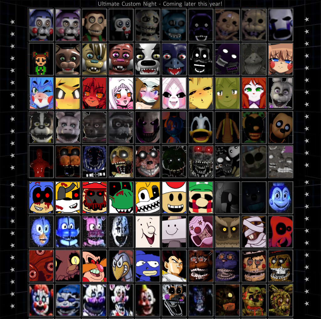 Five Nights at Freddy's 4 Ultimate Custom Night by PyjamaDog on DeviantArt