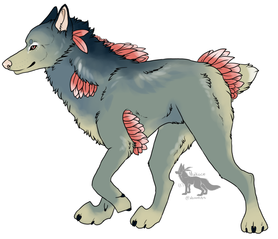 FeatherWolf/Dog By Makoce- Own CrowFly