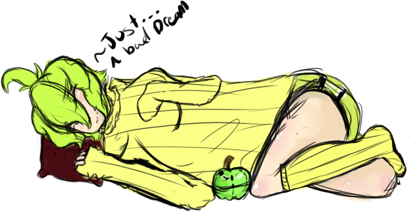 GreenAppleSleeping