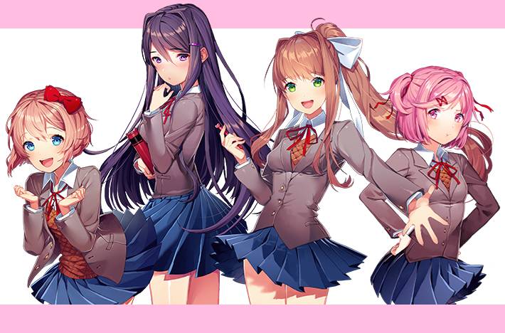 Doki Doki Literature Club Characters by AdrianoRamosOfHT on DeviantArt