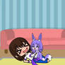 Emilia Meets Wister the Tickle Monster
