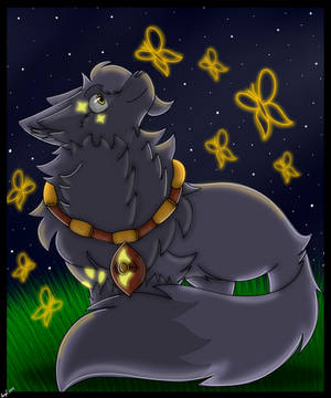Art Trade- Golden Night Fox by CreativeFandomMinds Art Trade- Golden Night Fox by CreativeFandomMinds