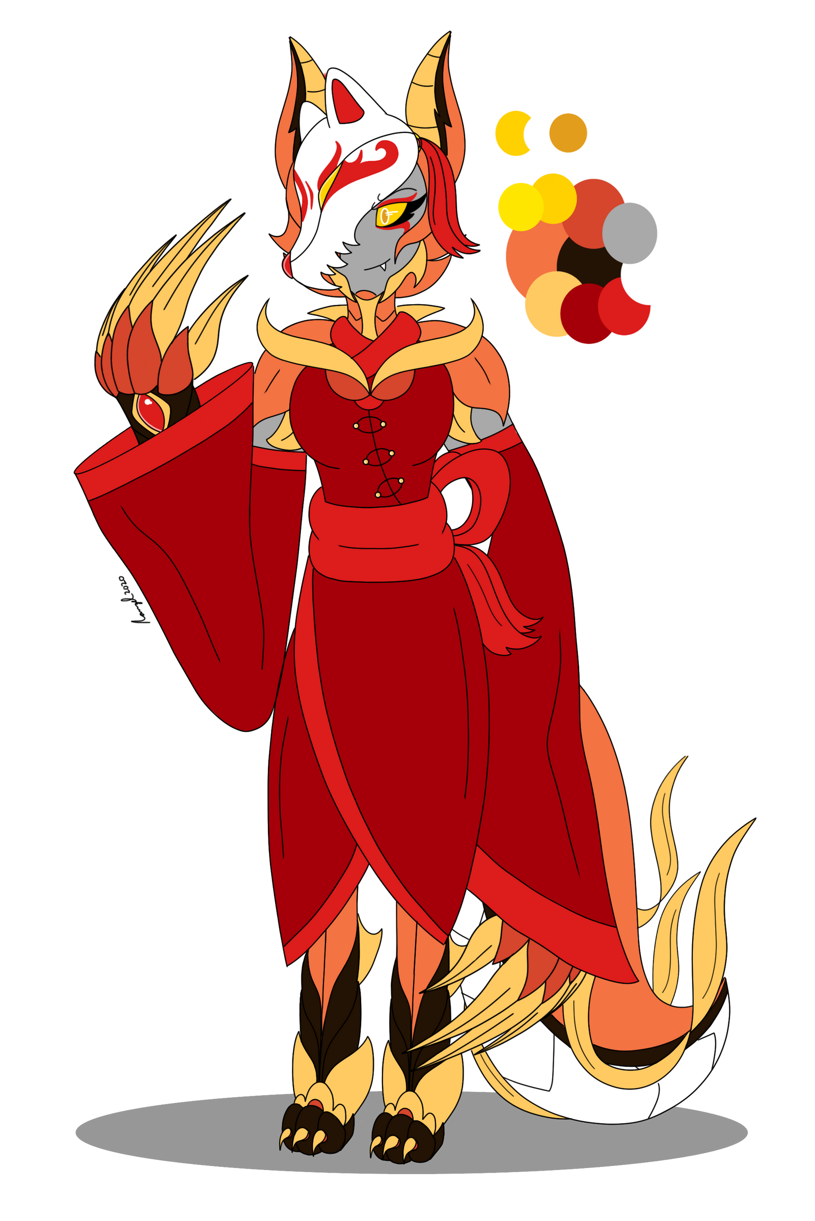 TF Adoptable: Crazy Fox Demon (OTA) (OPEN)