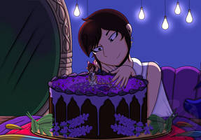 A Quiet Moment Alone (Birthday Celebration)