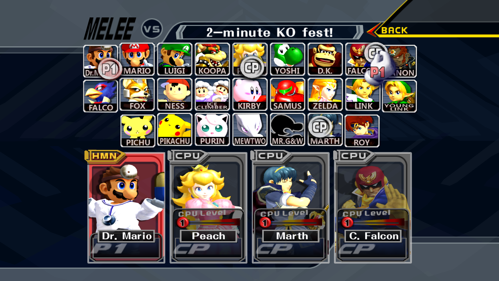 Super Smash Bros. Melee HD CSS (Dolphin DOWNLOAD) by ConnorRentz on  DeviantArt