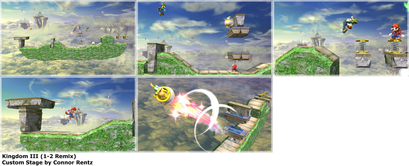 Mach Rider Custom Stage Smash Bros. Custom Stages - 1-2 Remix (SMB3) by ConnorRentz on DeviantArt
