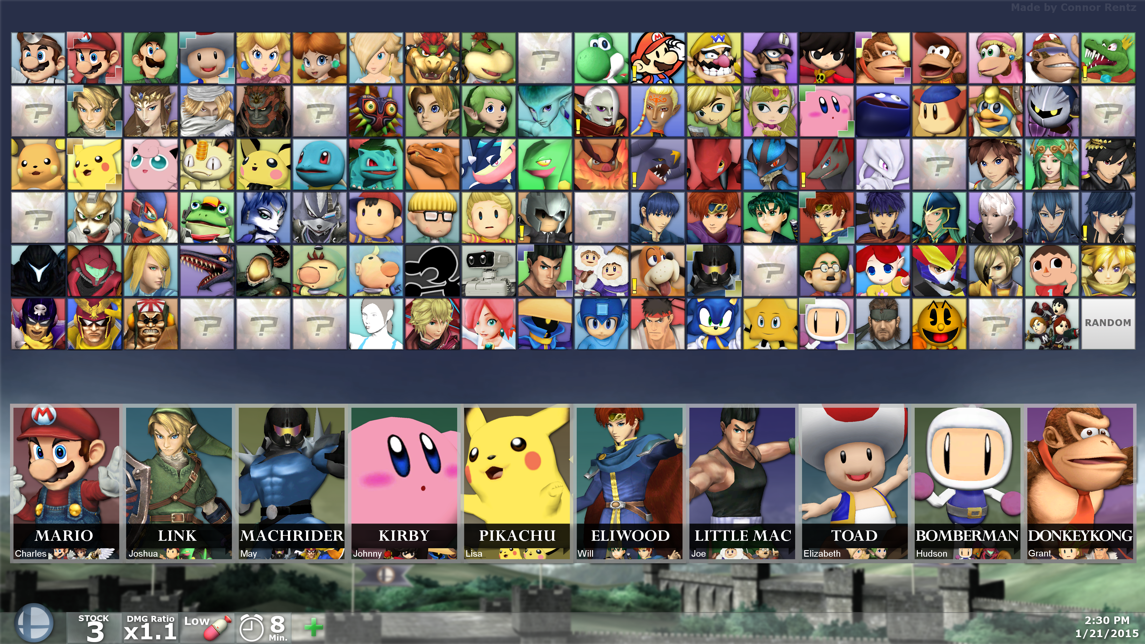 SUPER SMASH BROS. FOR PC - Hidden Fighters 3