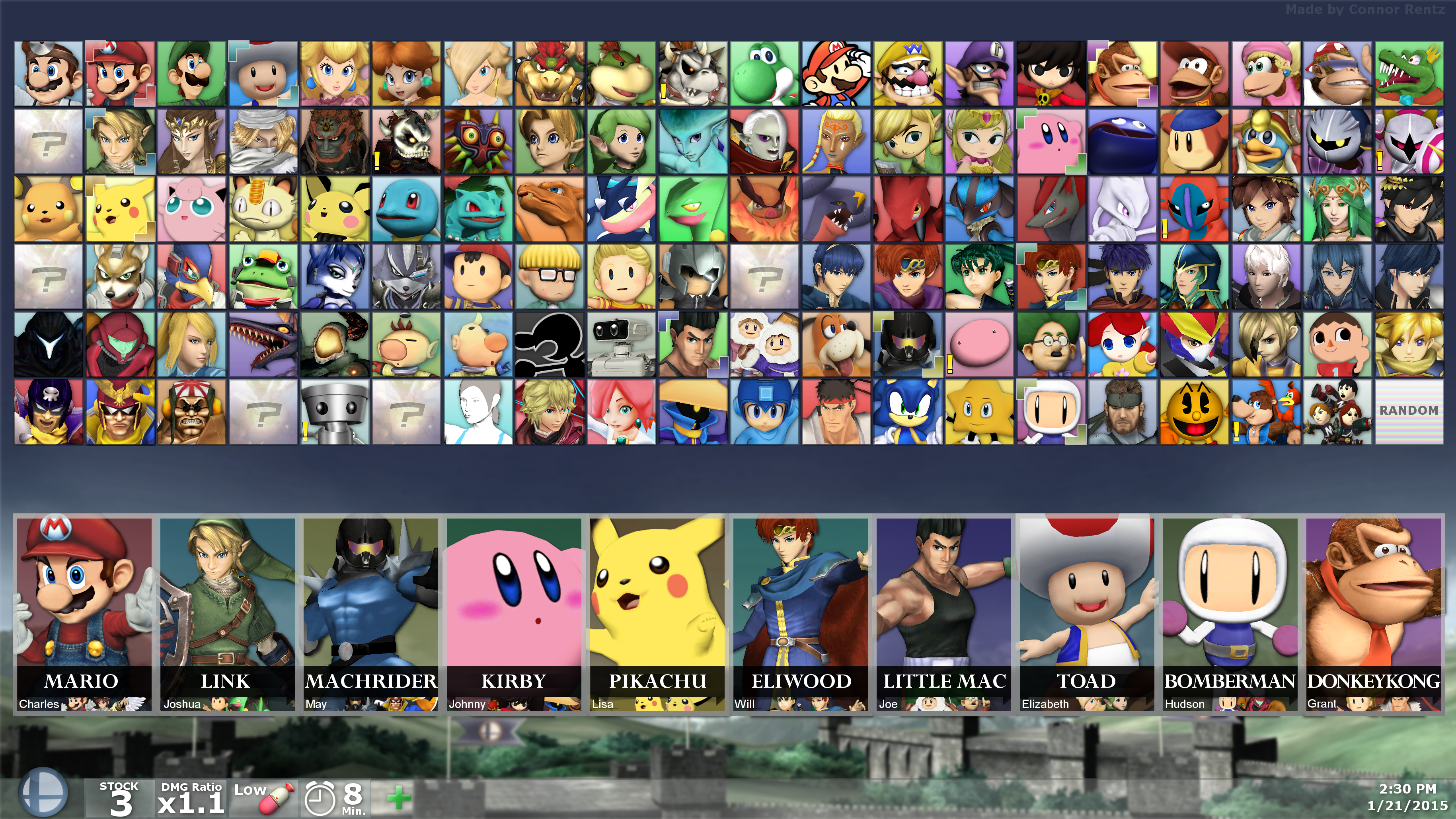 SUPER SMASH BROS. FOR PC Hidden Fighters 4 by ConnorRentz on DeviantArt