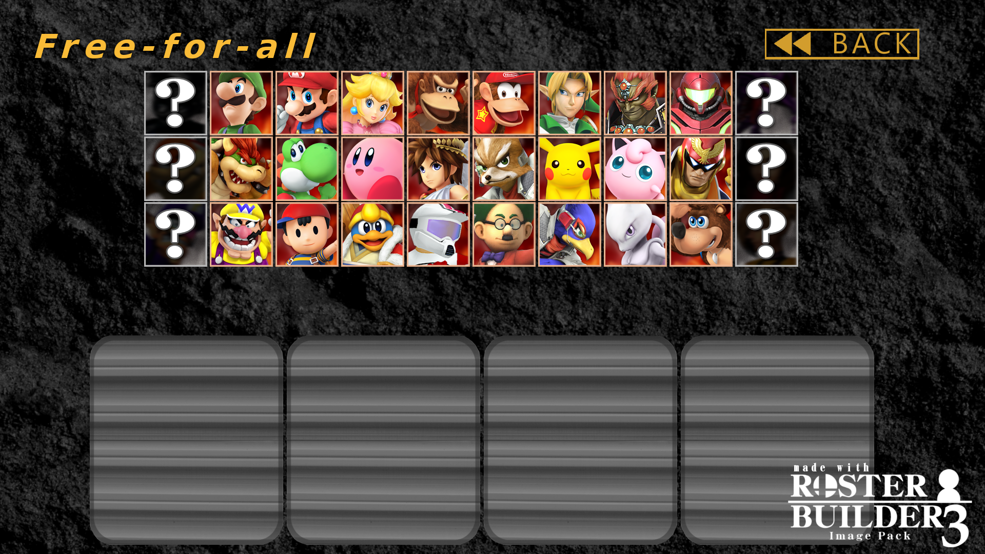Roster Builder 3 Sample - Classic (Smash 64) Style by ConnorRentz