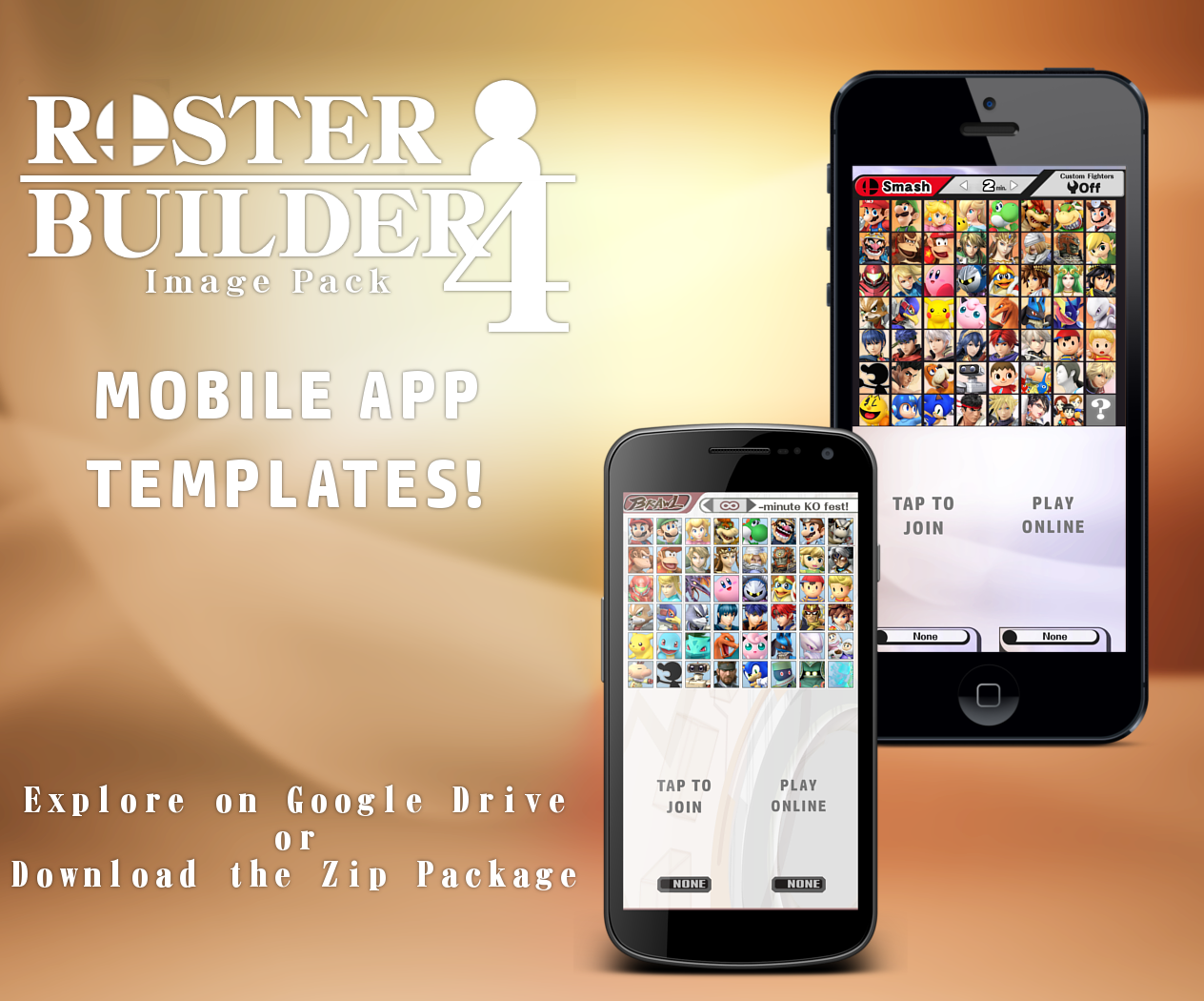 ROSTER BUILDER 4 Image Pack - Mobile App Template! by ConnorRentz on ...