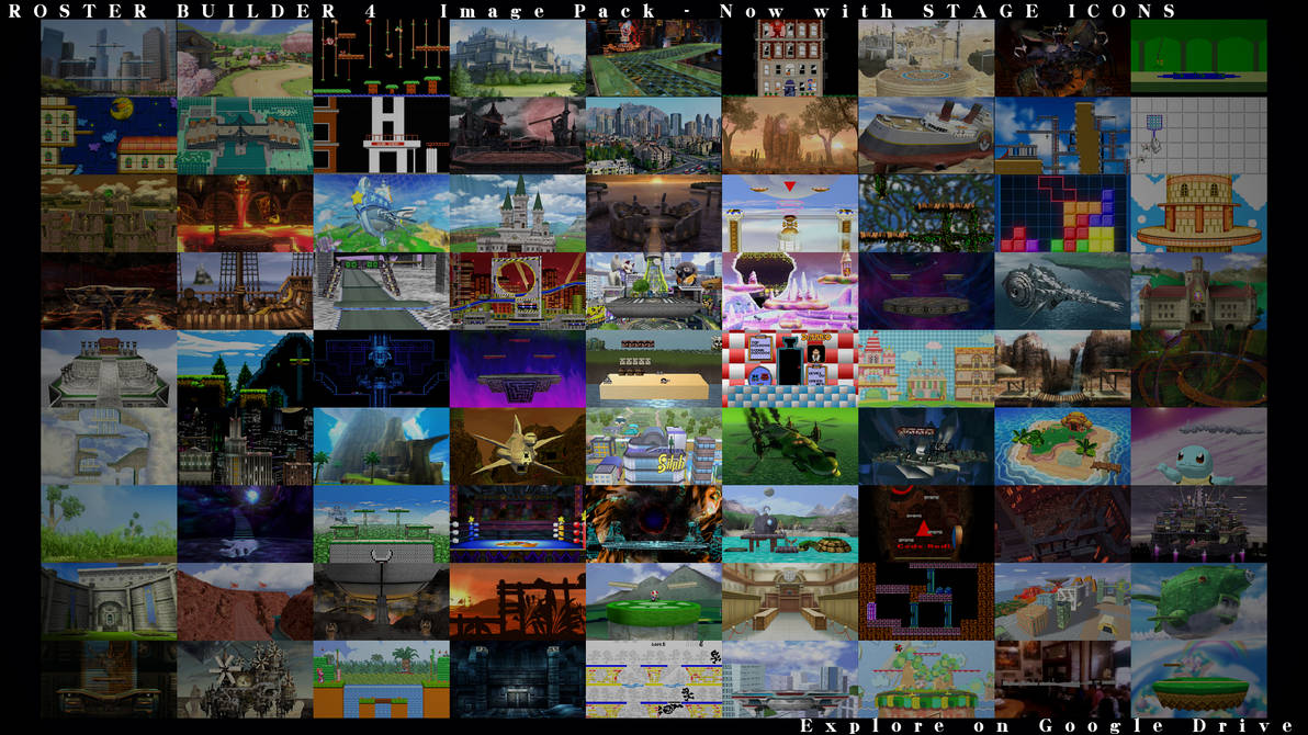 ROSTER BUILDER 4 Image Pack - Now with Stages by ConnorRentz on DeviantArt