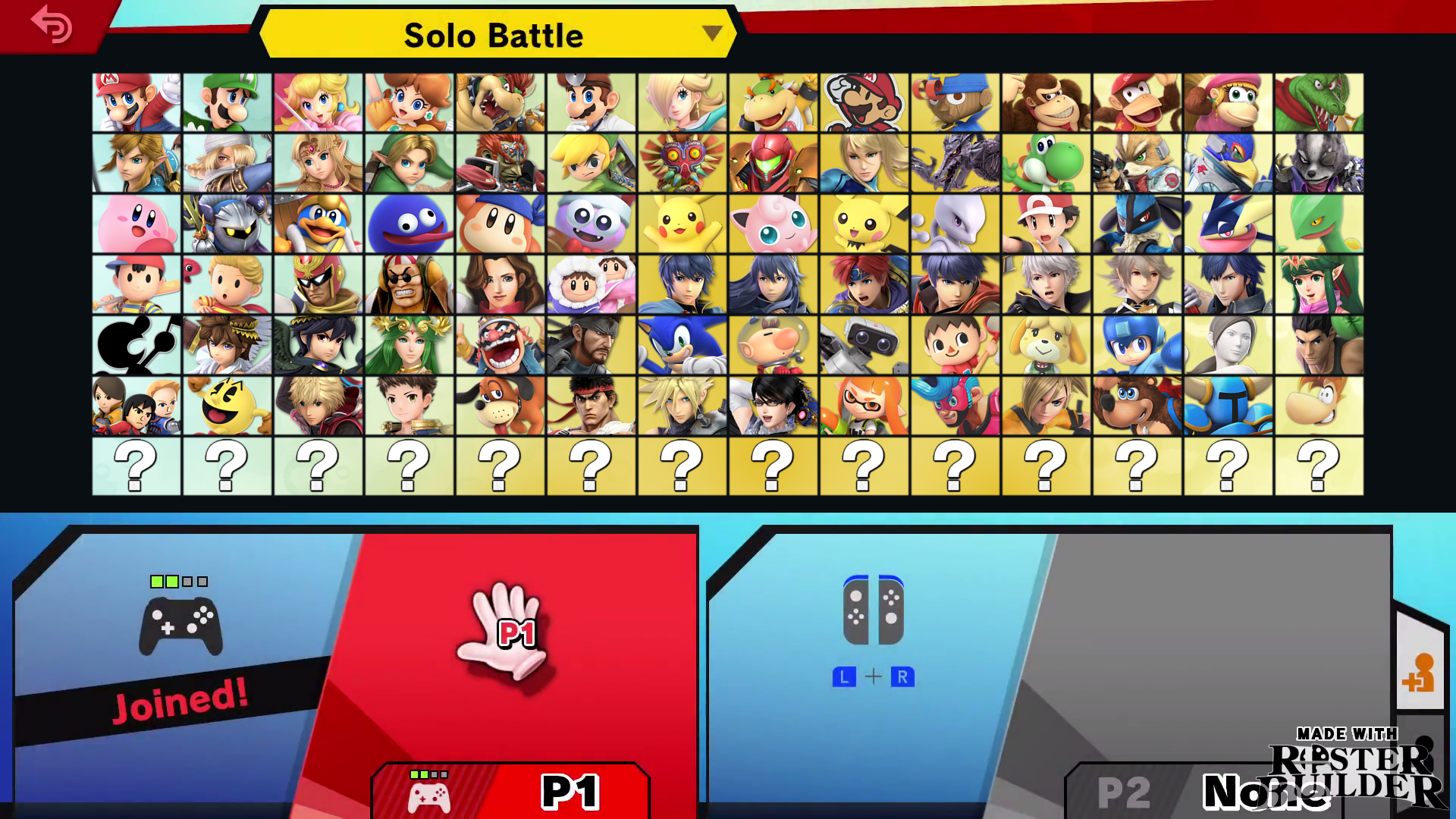 ROSTER BUILDER Ultimate Sample by ConnorRentz on DeviantArt