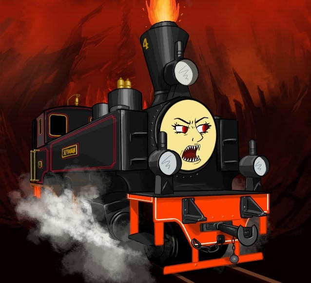 Engine from hell... by LittleRedToyota on DeviantArt