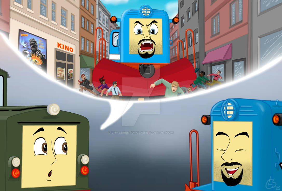 Giant Engine Deviantart You used to be a big engine?! by LittleRedToyota on DeviantArt