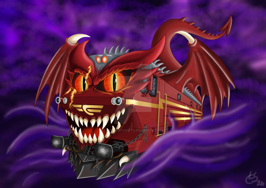 Evil Series Demon Rails The Railway Demon by LittleRedToyota on DeviantArt