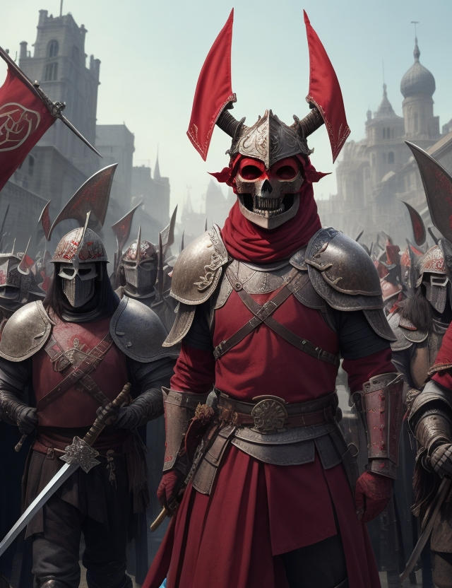 Red Knight Fanatsy A red knights and warriors in city 4 by SpartacusPrime1 on DeviantArt